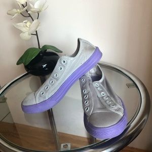 Converse Purple Mesh Light Sneakers